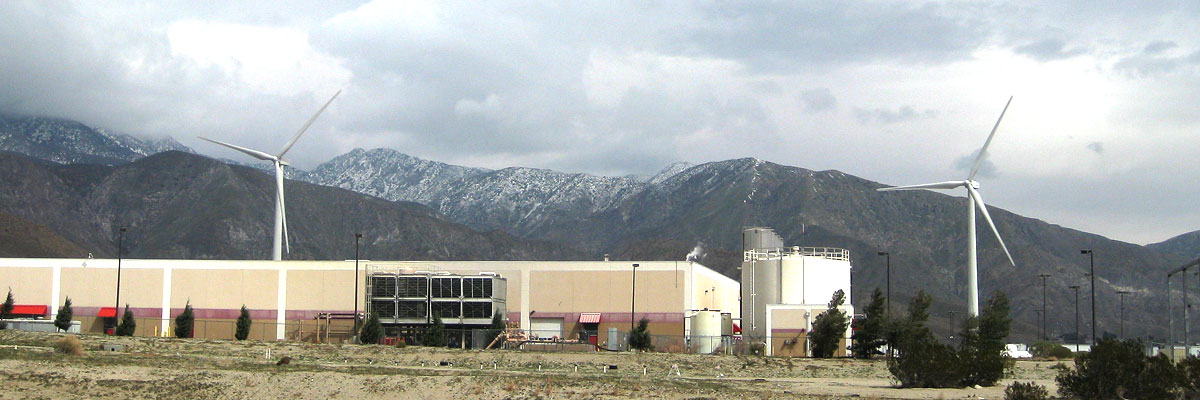 nestle water wind turbines